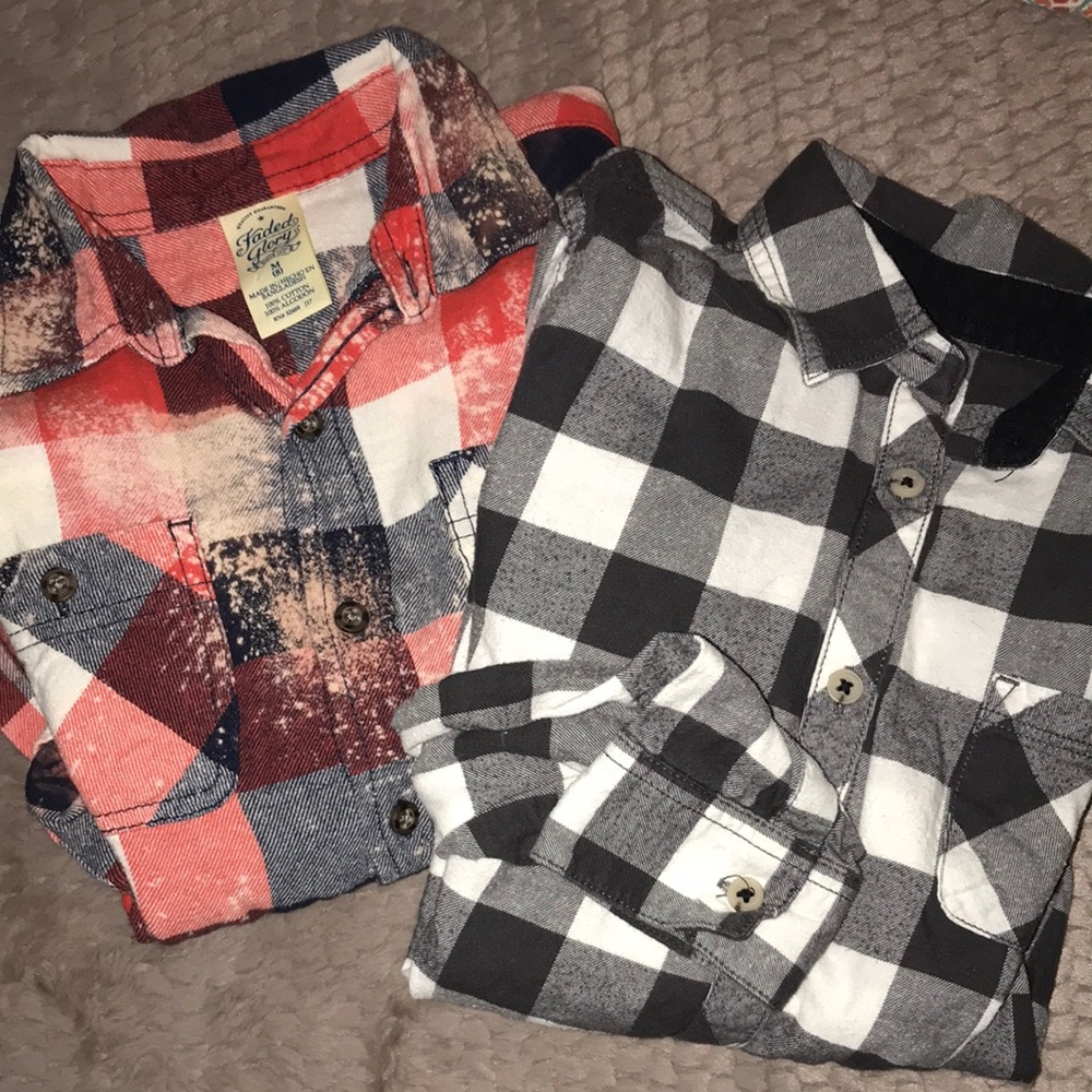 Child’s Buffalo Plaid Flannel Shirts
